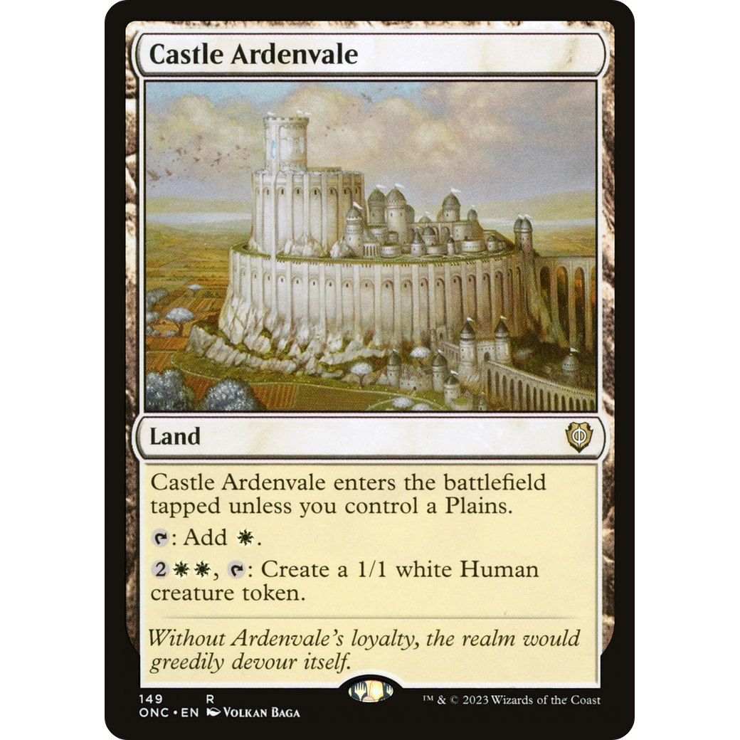 Castle Ardenvale (ONC-149) - Phyrexia: All Will Be One Commander