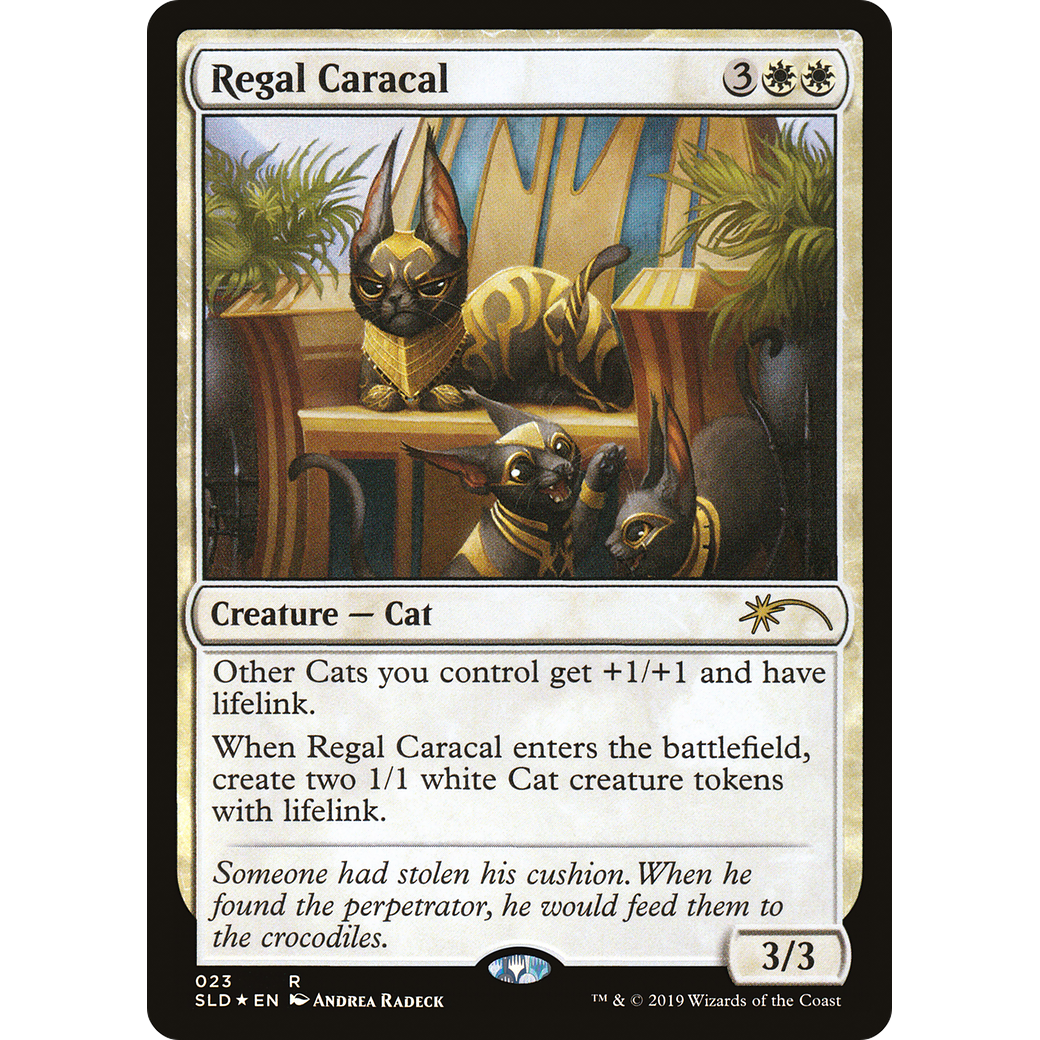 Regal Caracal (SLD-023) - Secret Lair Drop Foil