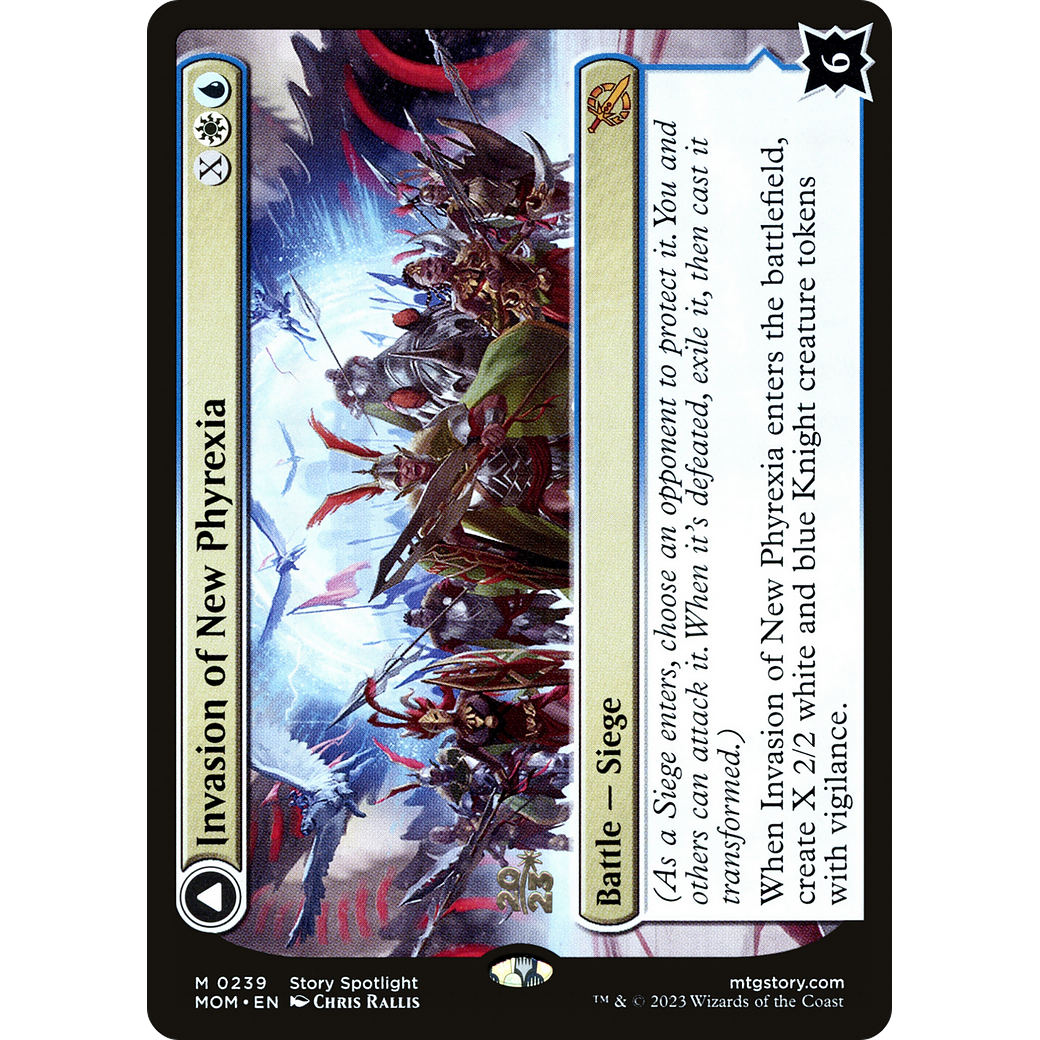 Invasion of New Phyrexia // Teferi Akosa of Zhalfir (PRE-239S) - March of the Machine Promos Foil