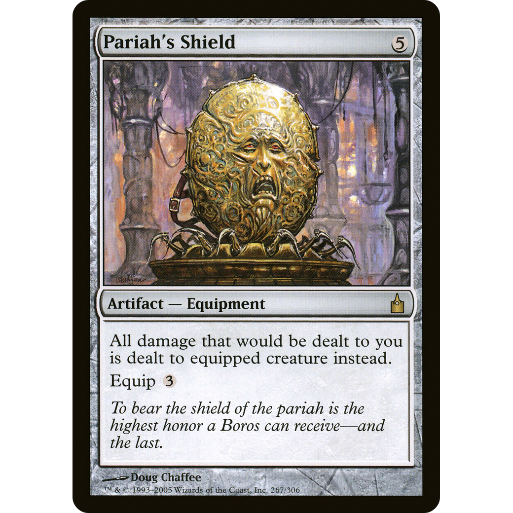 Pariah's Shield (RAV-267) - Ravnica: City of Guilds Foil