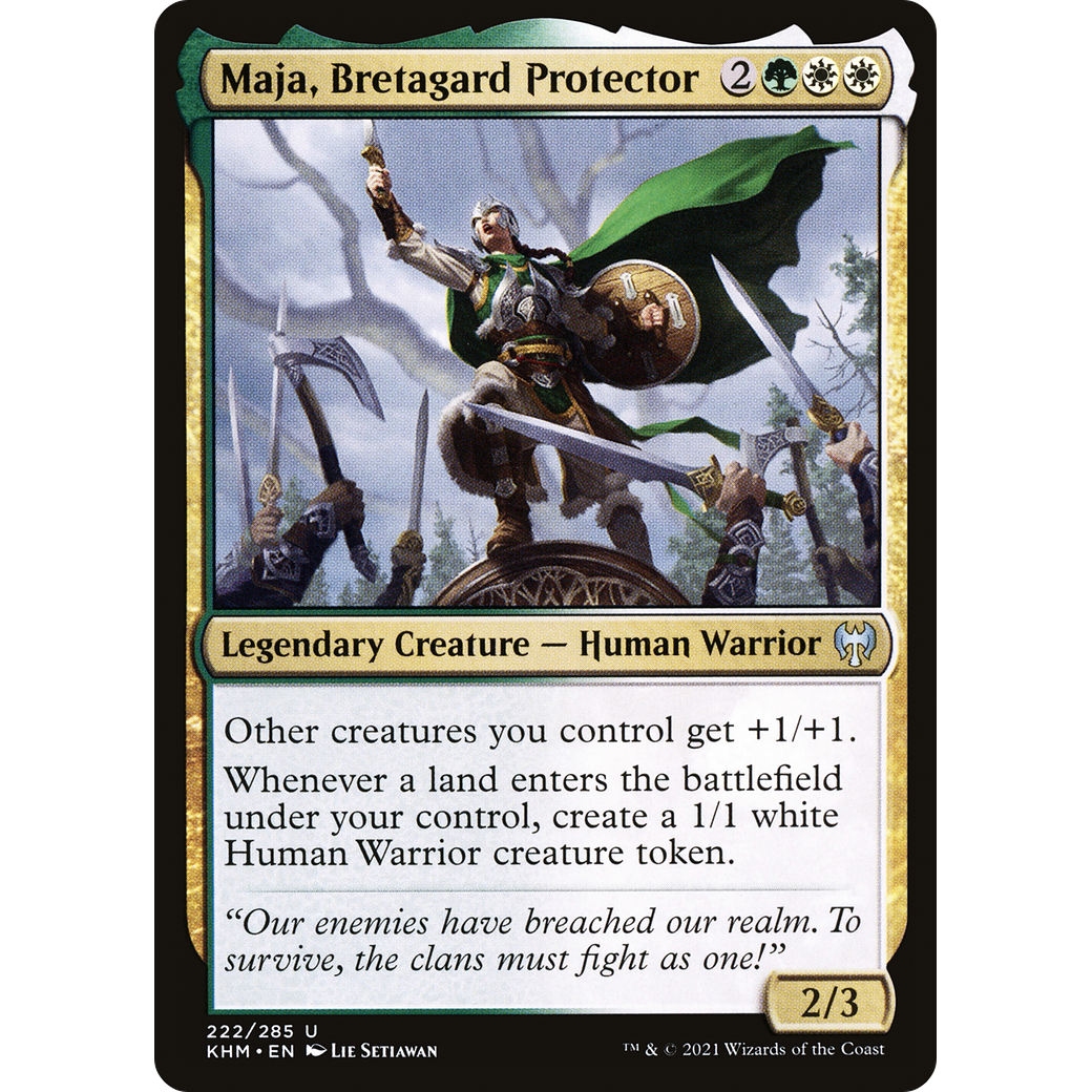 Maja, Bretagard Protector (KHM-222) - Kaldheim