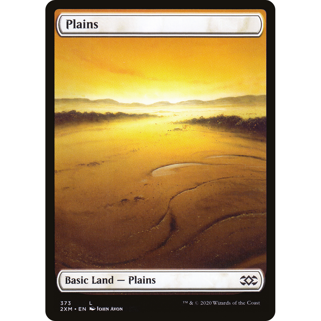 Plains (373) (2XM-373) - Double Masters Foil