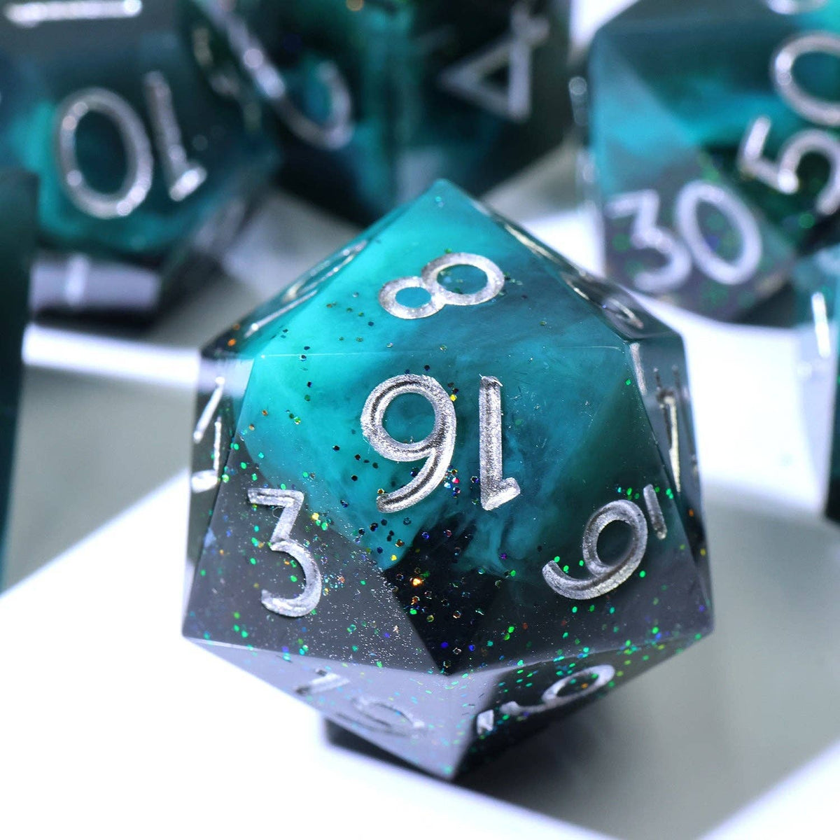 Aether 7-Piece Polyhedral Dice Set