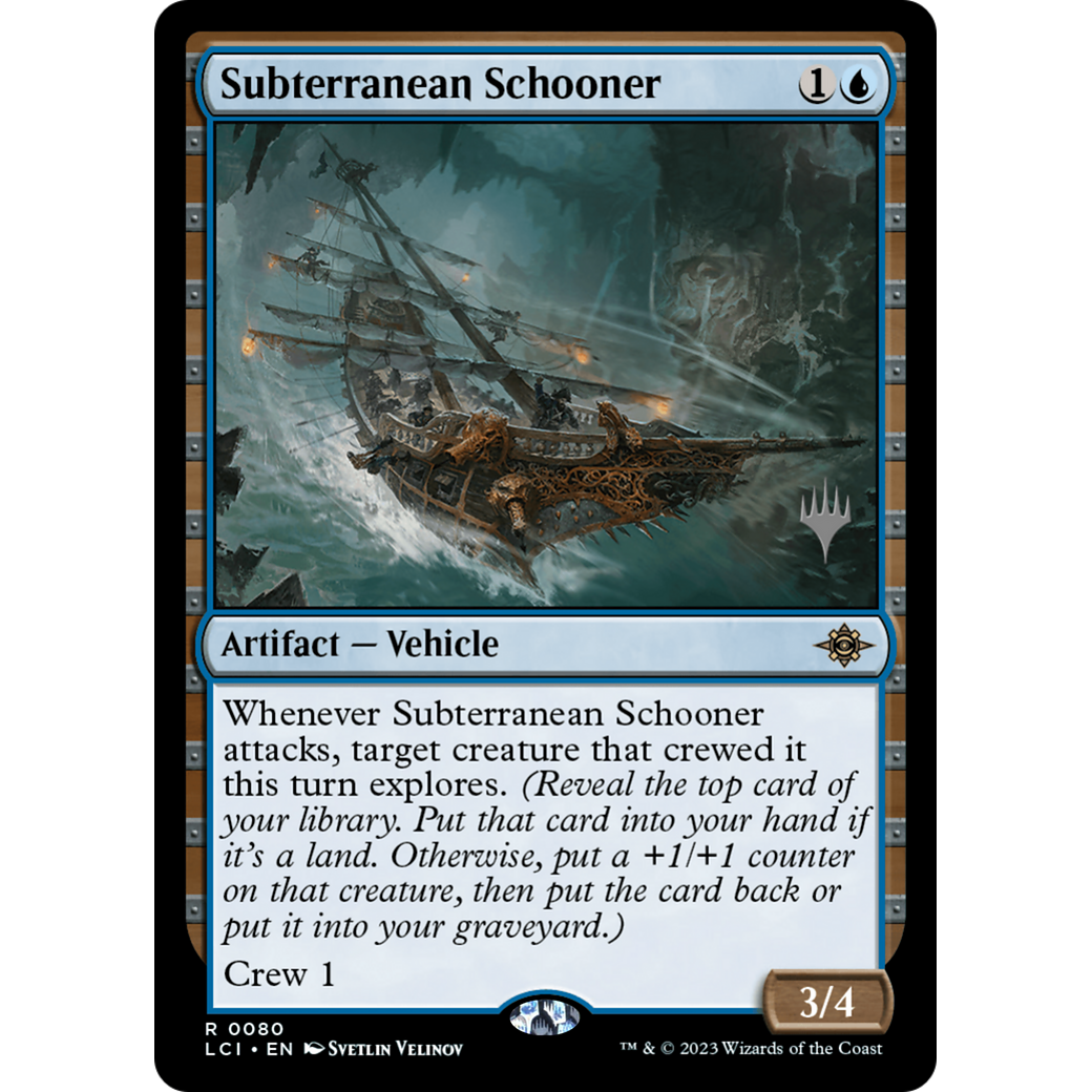 Subterranean Schooner (PPLCI-80P) - The Lost Caverns of Ixalan Promos Foil