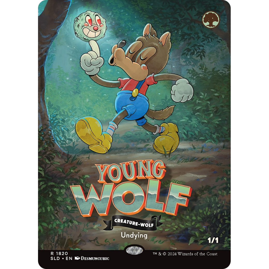 Young Wolf (SLD-1820) - Secret Lair Drop (Borderless)