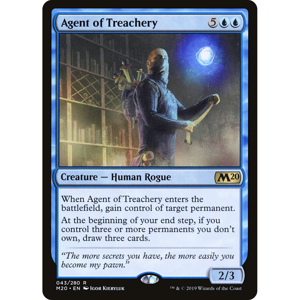 Agent of Treachery (M20-043) - Core Set 2020 Foil