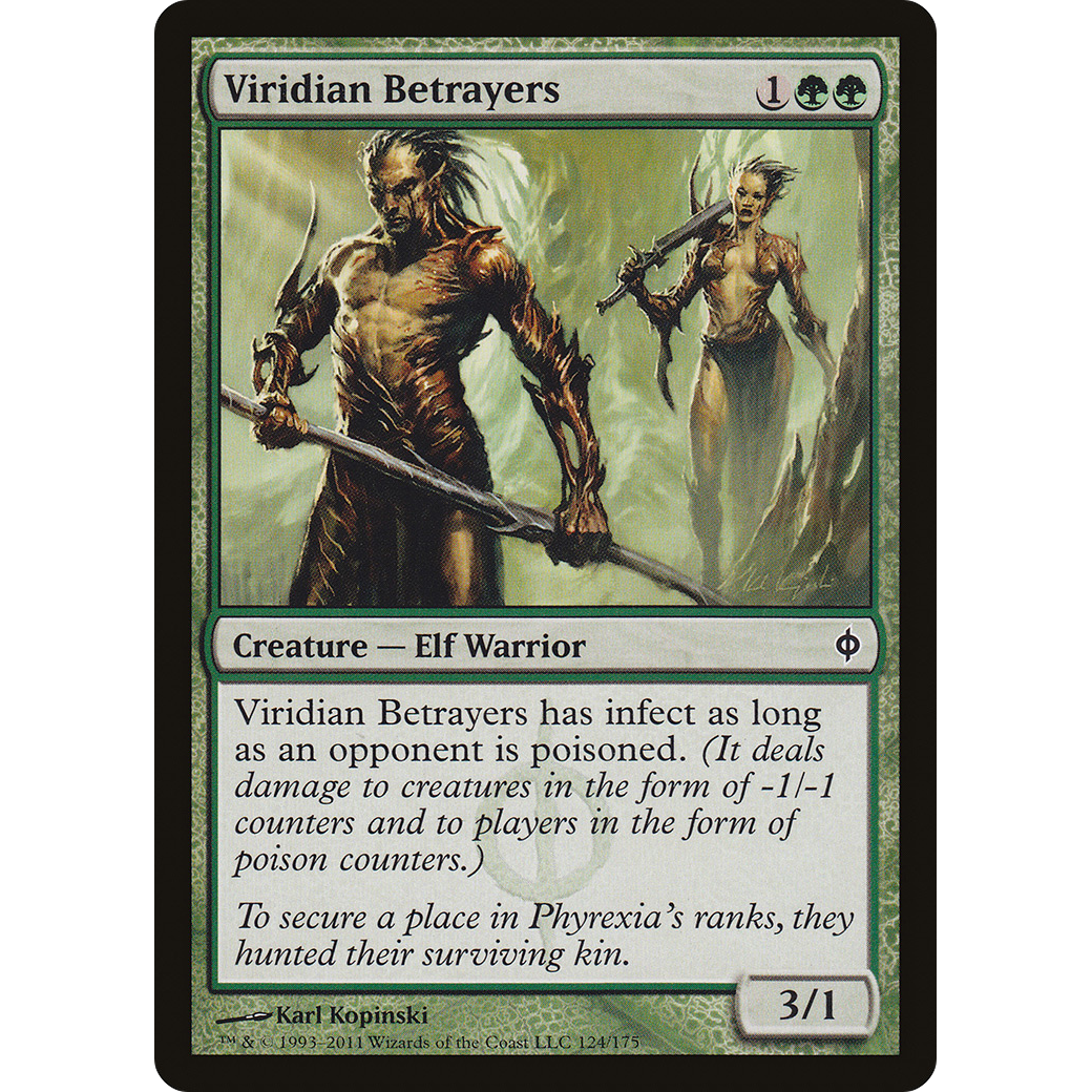 Viridian Betrayers (NPH-124) - New Phyrexia