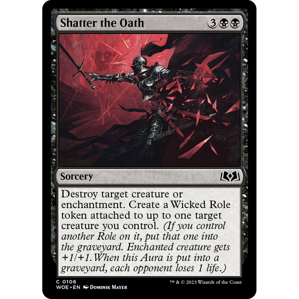 Shatter the Oath (WOE-106) - Wilds of Eldraine Foil
