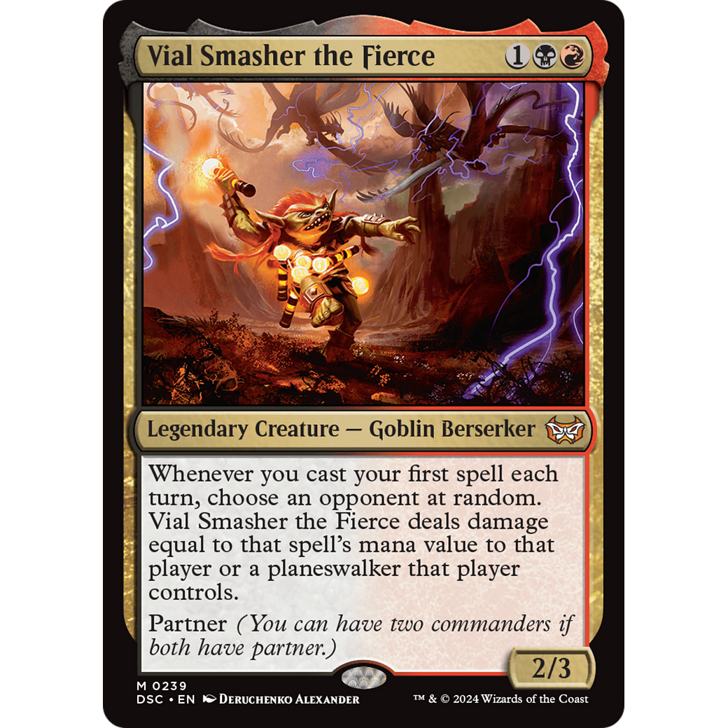 Vial Smasher the Fierce (DSC-239) - Duskmourn: House of Horror Commander