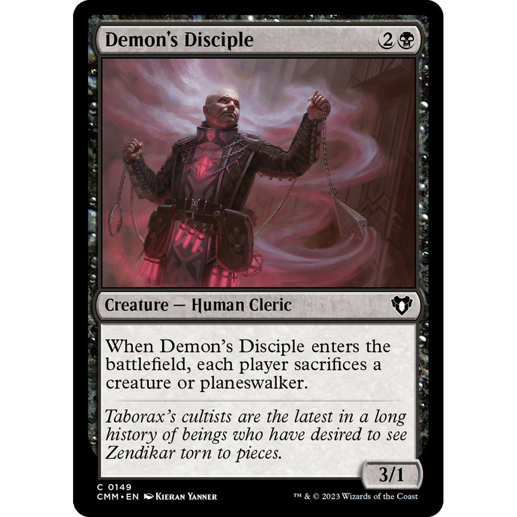 Demon's Disciple (CMM-149) - Commander Masters