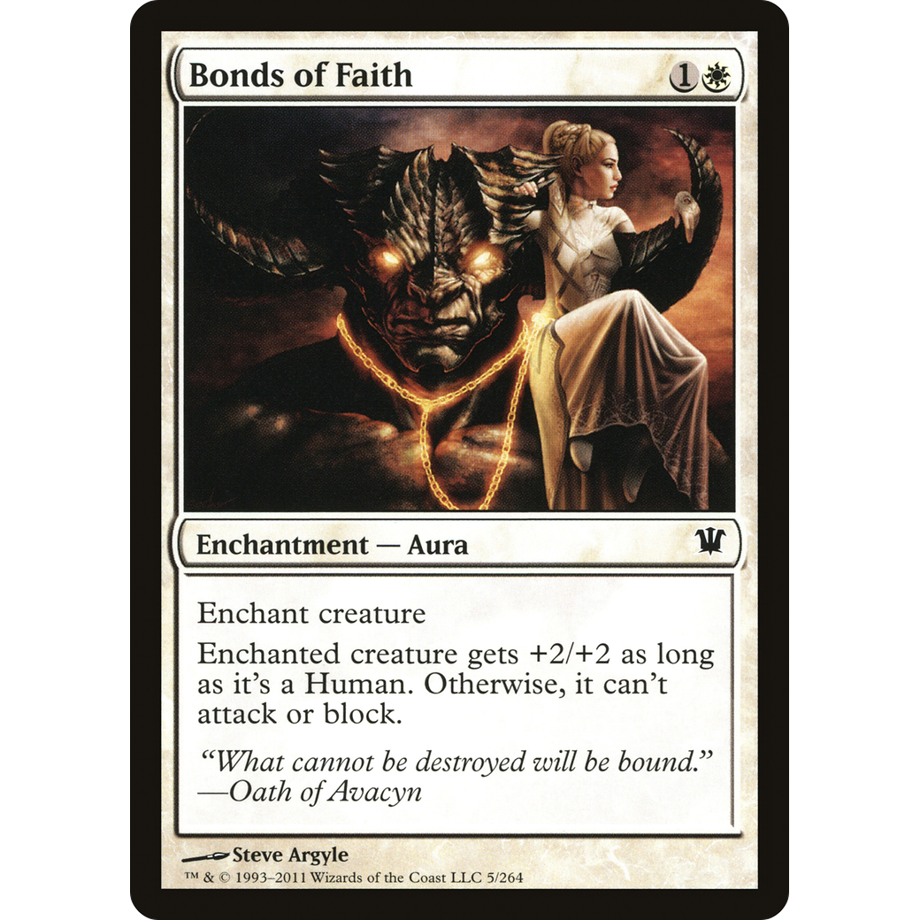 Bonds of Faith (ISD-005) - Innistrad Foil