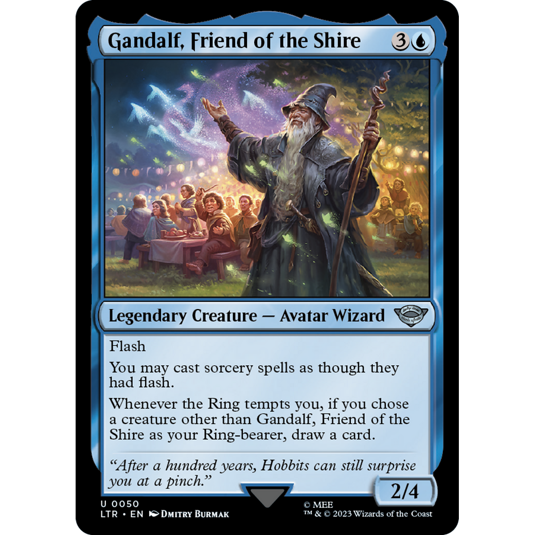 Gandalf, Friend of the Shire (LTR-050) - The Lord of the Rings: Tales of Middle-earth Foil