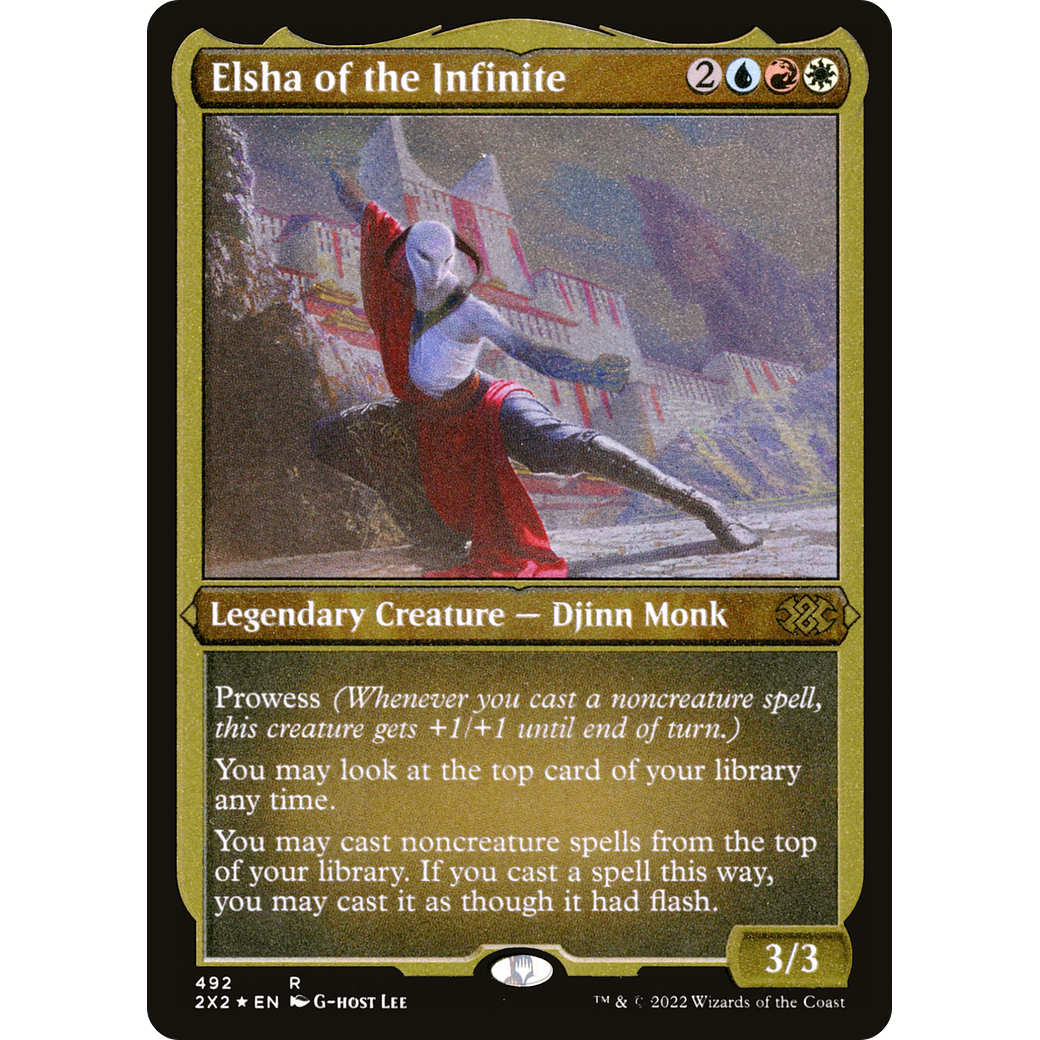Elsha of the Infinite (Foil Etched) (2X2-492) - Double Masters 2022 Foil