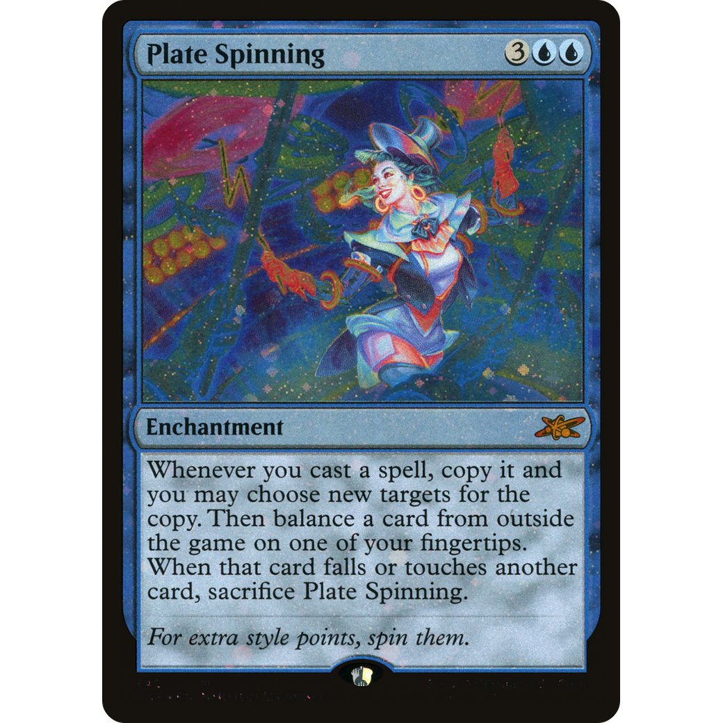 Plate Spinning (Galaxy Foil) (UNF-342) - Unfinity Foil