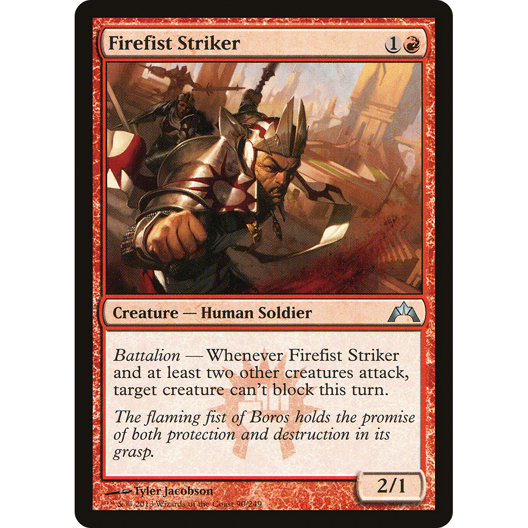 Firefist Striker (GTC-090) - Gatecrash Foil