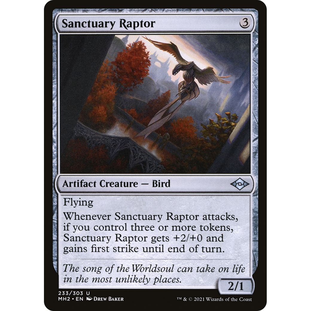 Sanctuary Raptor (MH2-233) - Modern Horizons 2 Foil
