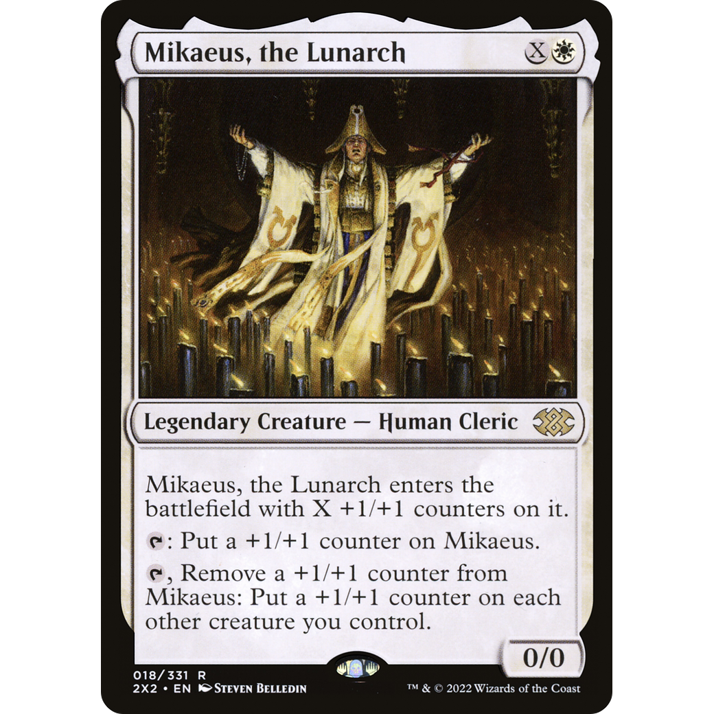 Mikaeus, the Lunarch (2X2-018) - Double Masters 2022 Foil