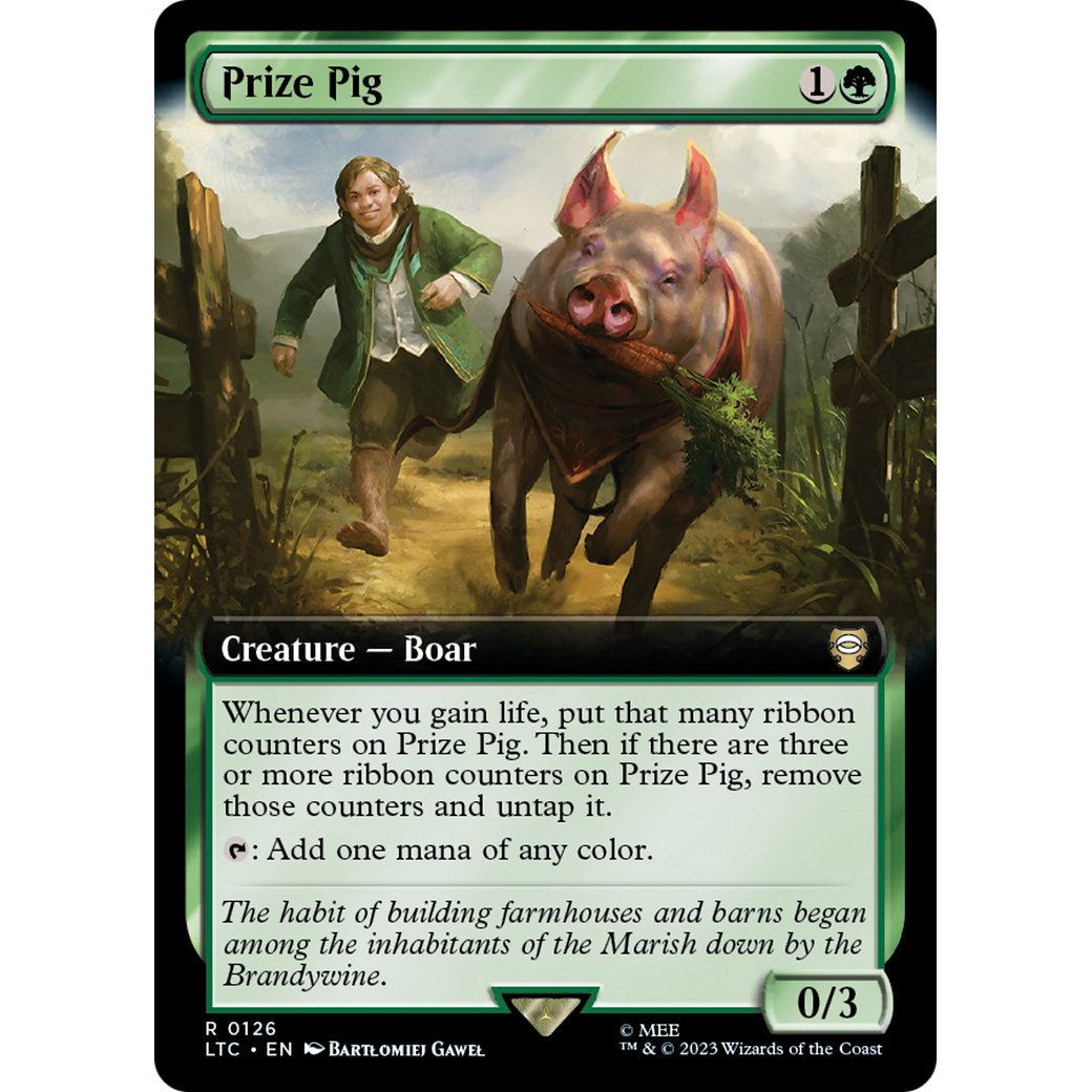 Prize Pig (Extended Art) (LTC-126) - Tales of Middle-earth Commander: (Extended Art) Foil