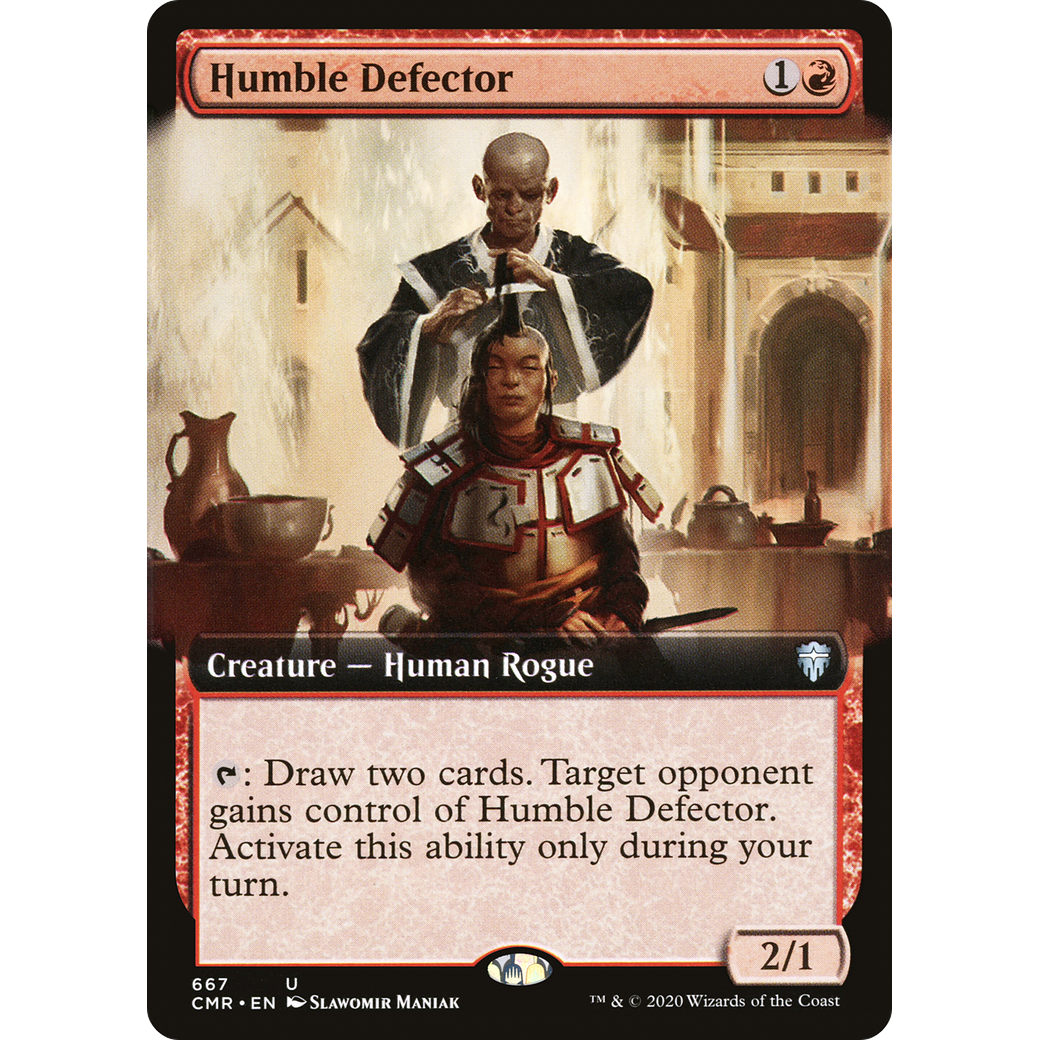 Humble Defector (Extended Art) (CMR-667) - Commander Legends: (Extended Art)