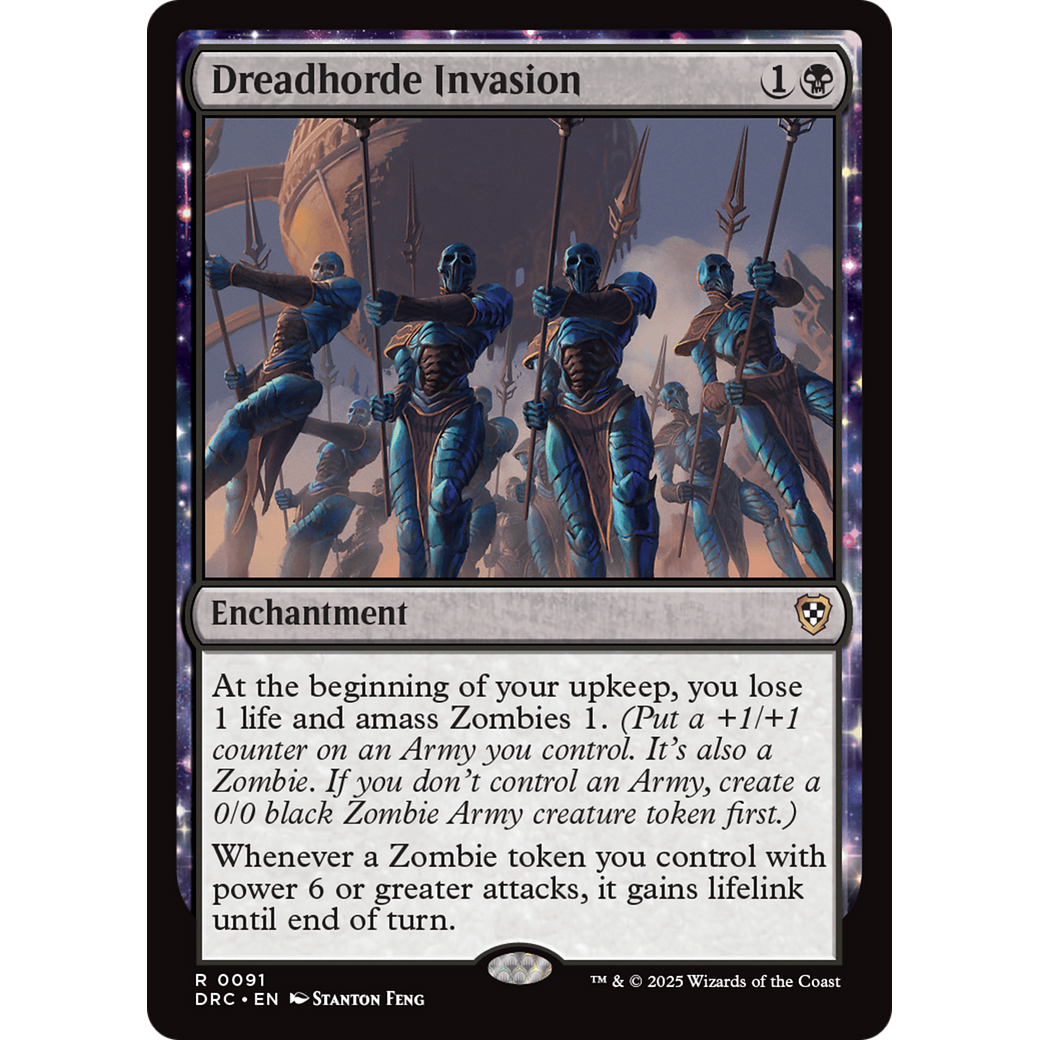 Dreadhorde Invasion (DRC-091) - Commander: Aetherdrift: (enchantment) Foil