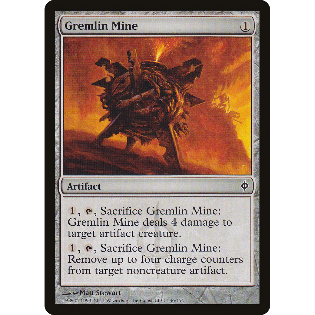 Gremlin Mine (NPH-136) - New Phyrexia Foil