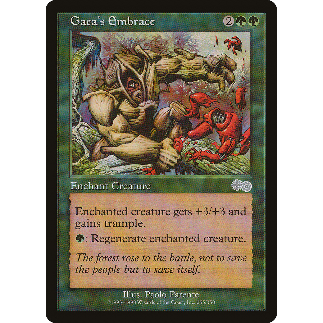 Gaea's Embrace (USG-255) - Urza's Saga