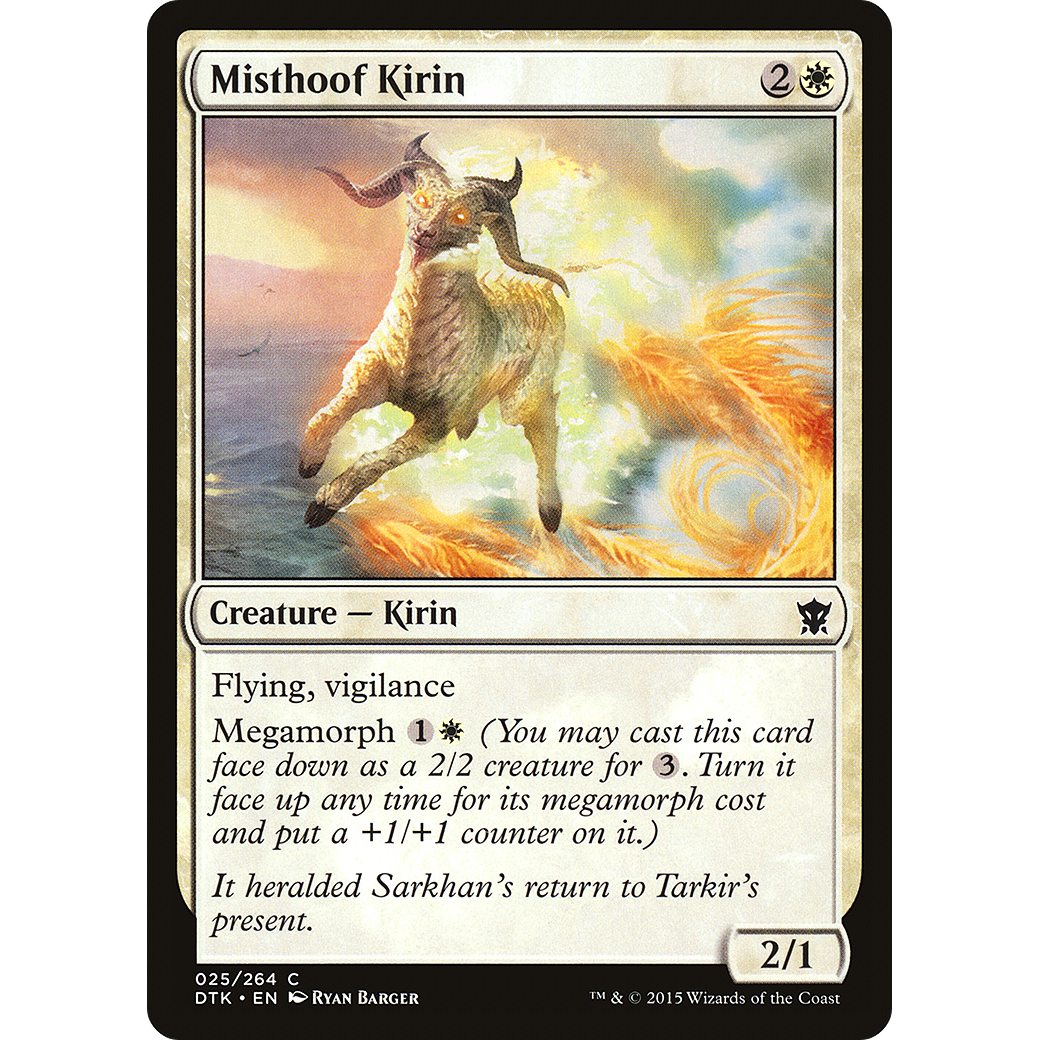 Misthoof Kirin (DTK-025) - Dragons of Tarkir Foil