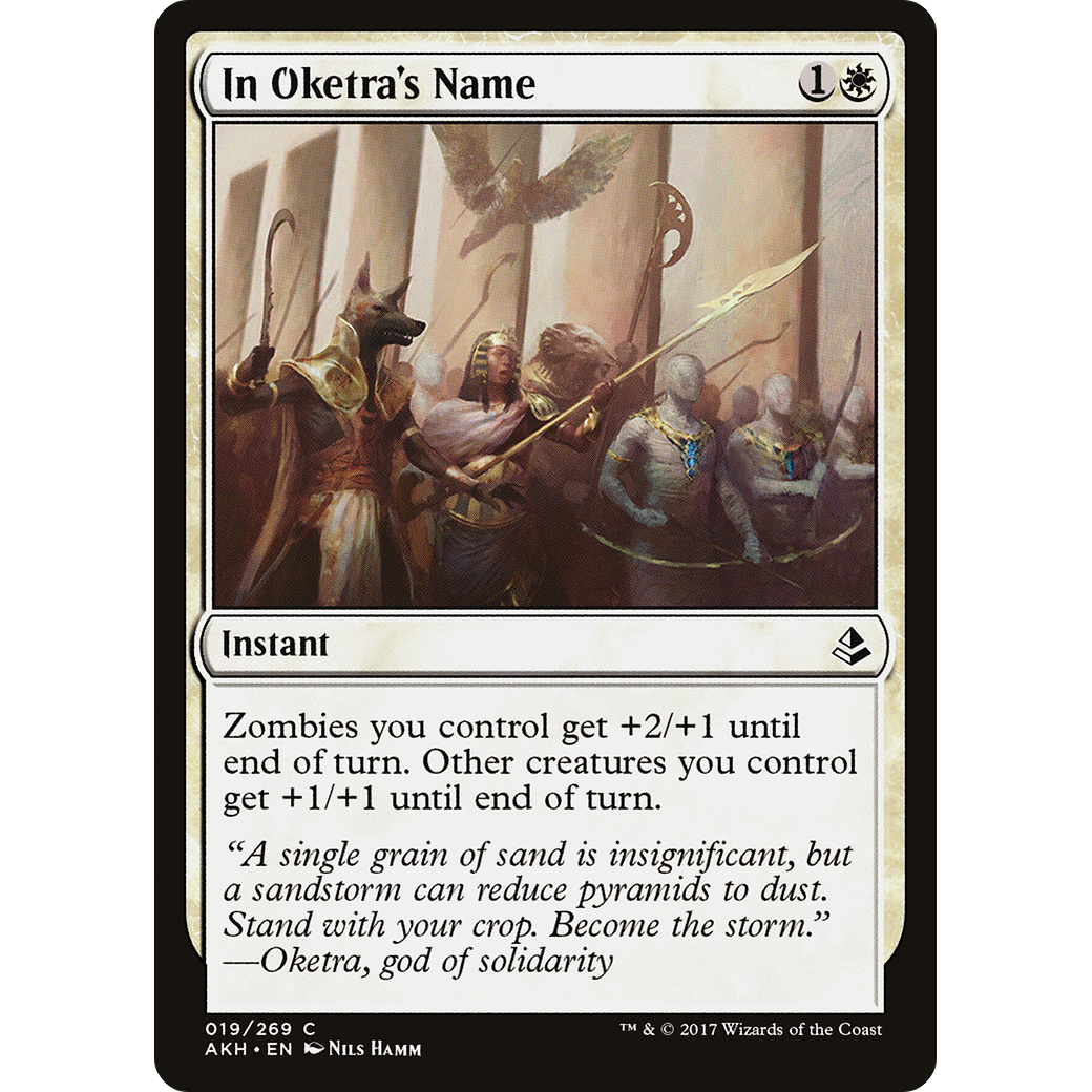In Oketra's Name (AKH-019) - Amonkhet Foil
