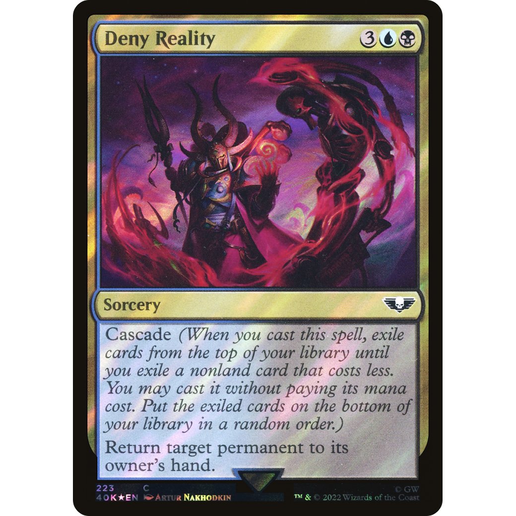 Deny Reality (40K-223) - Warhammer 40,000 Commander Foil