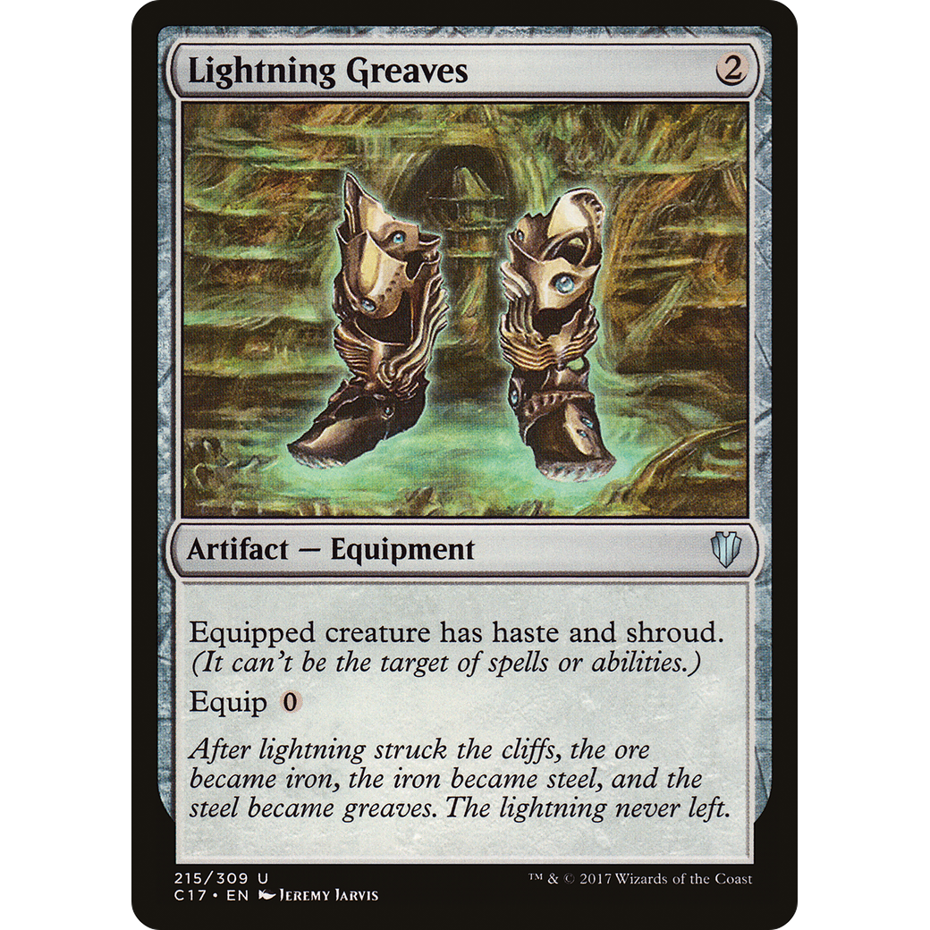 Lightning Greaves (C17-215) - Commander 2017