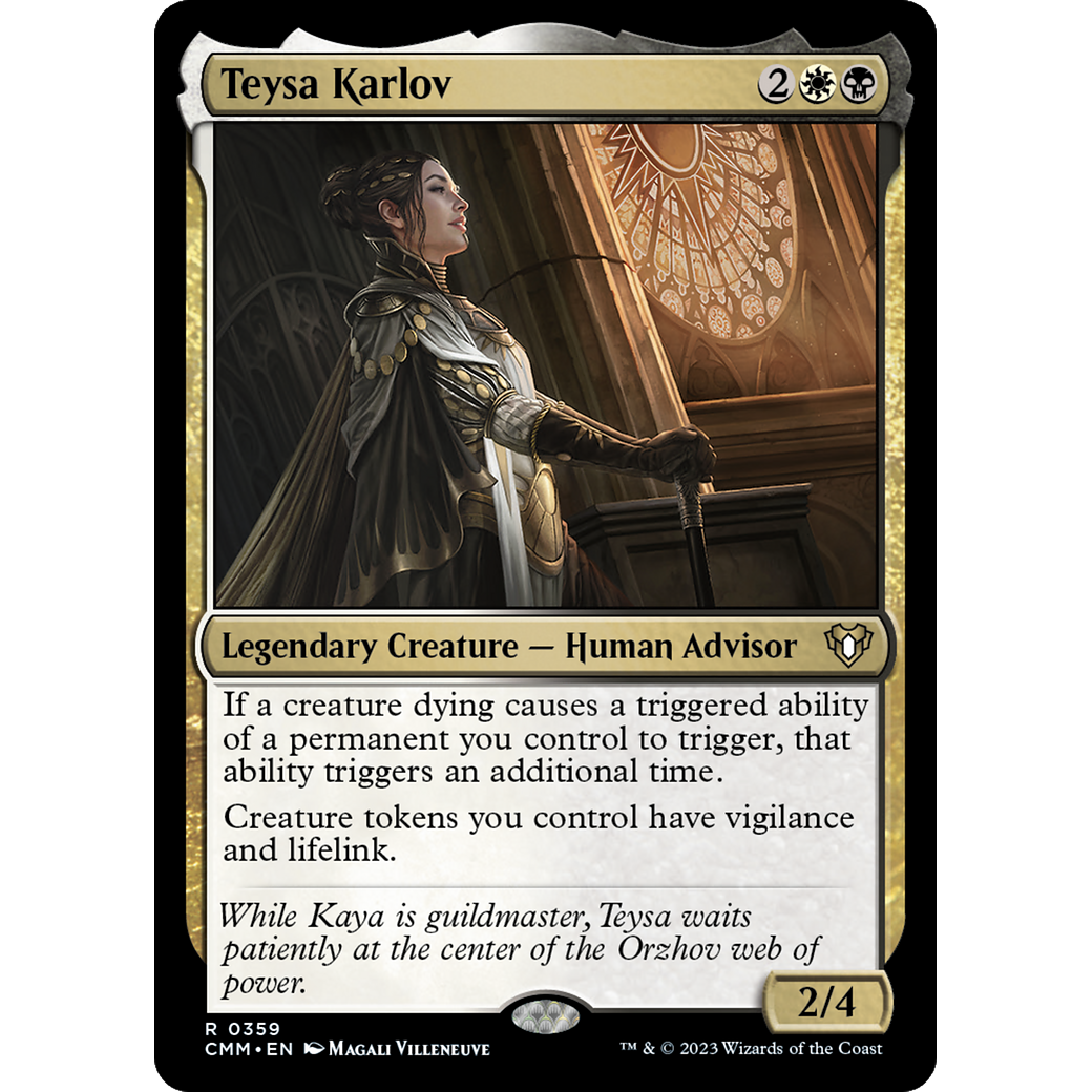 Teysa Karlov (CMM-359) - Commander Masters