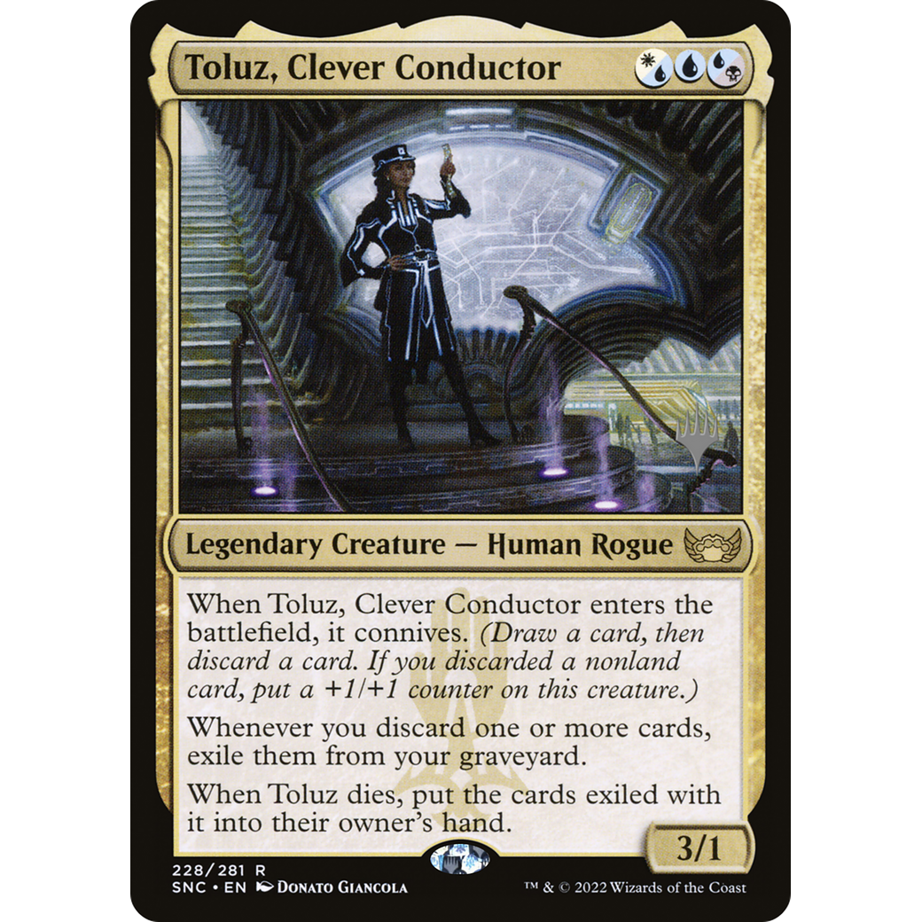 Toluz, Clever Conductor (PPSNC-228) - Streets of New Capenna Promos