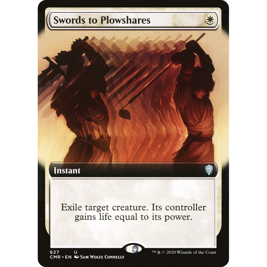 Swords to Plowshares (Extended Art) (CMR-627) - Commander Legends: (Extended Art) Foil