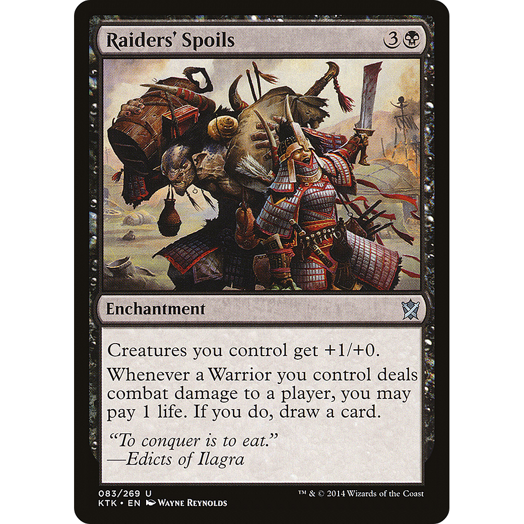 Raiders' Spoils (KTK-083) - Khans of Tarkir Foil