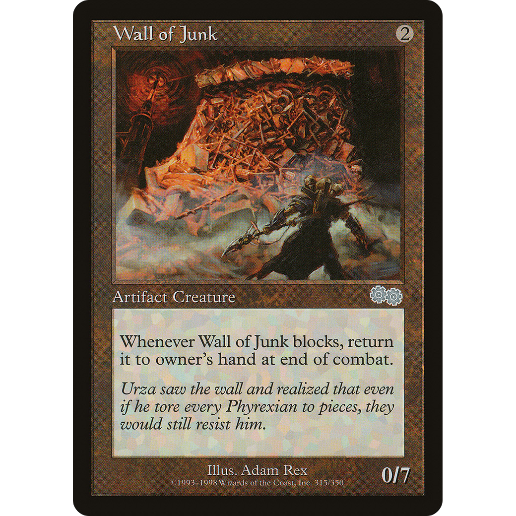 Wall of Junk (USG-315) - Urza's Saga