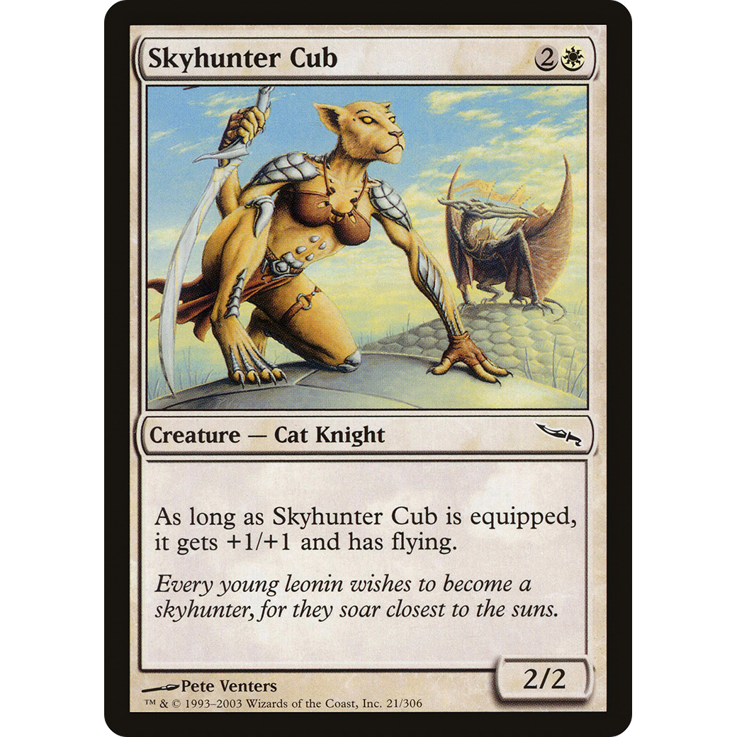 Skyhunter Cub (MRD-021) - Mirrodin Foil