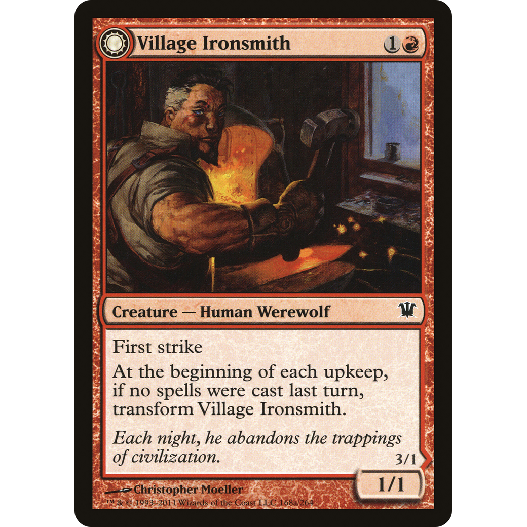 Village Ironsmith (ISD-168) - Innistrad: (Double Faced Transform)