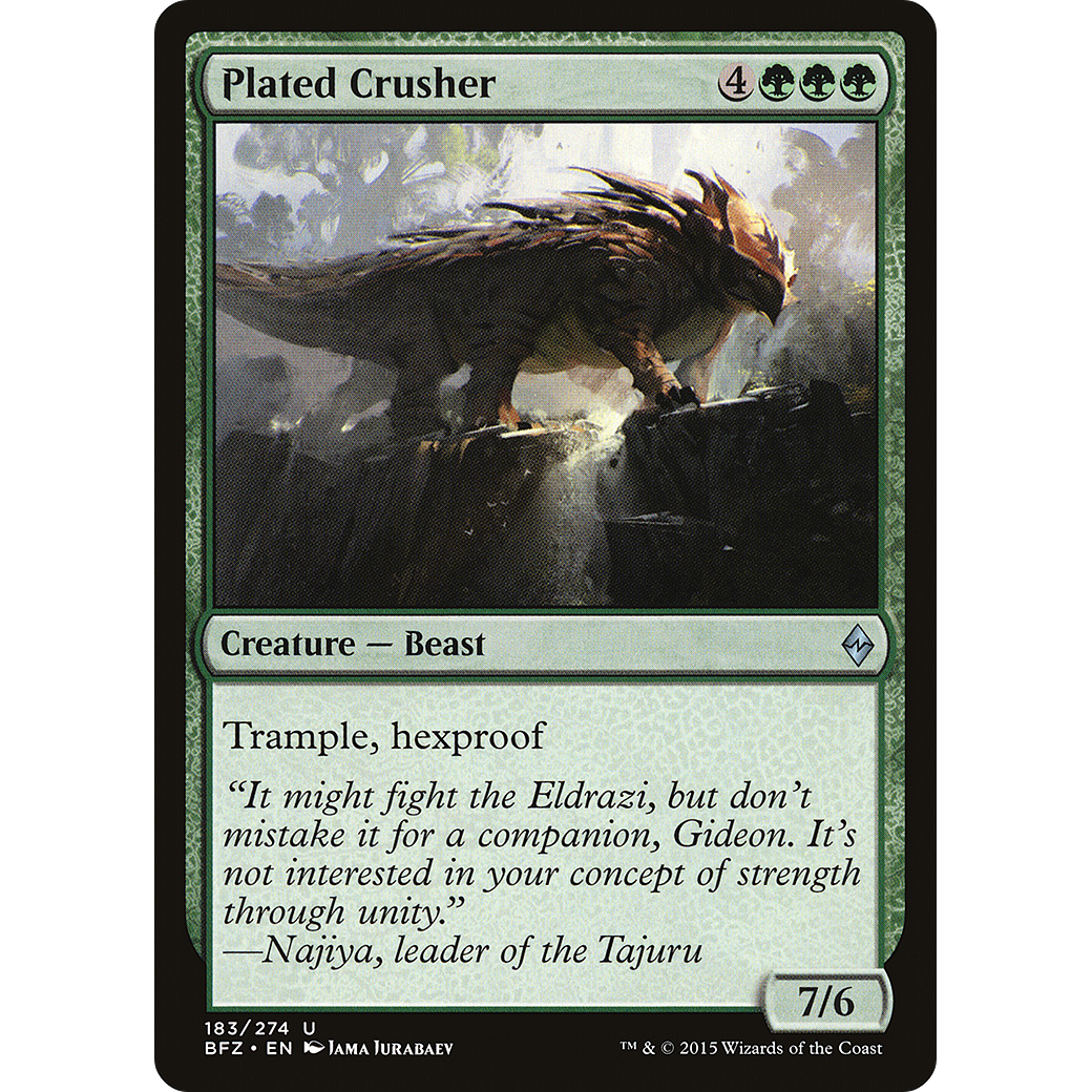 Plated Crusher (BFZ-183) - Battle for Zendikar