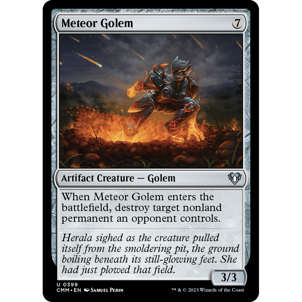 Meteor Golem (CMM-399) - Commander Masters