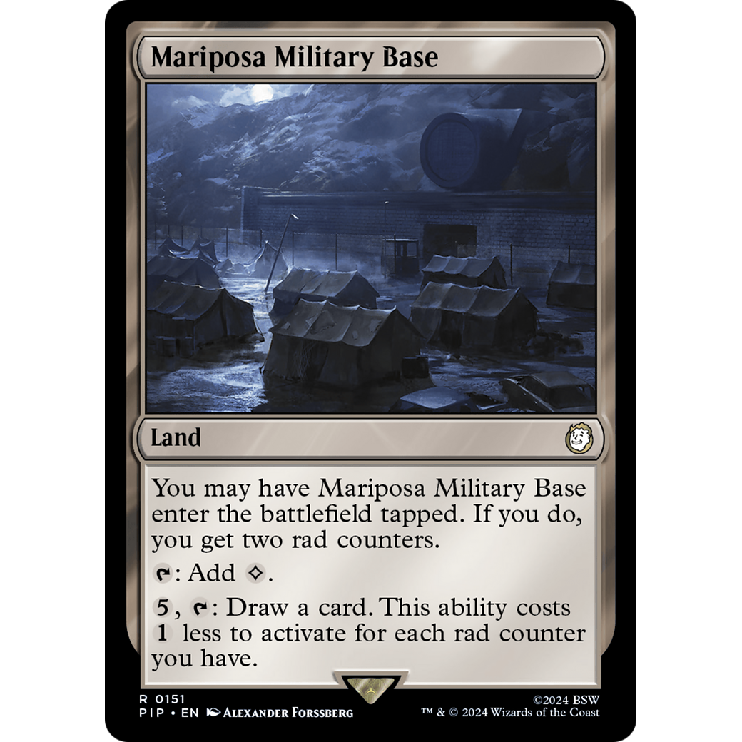 Mariposa Military Base (PIP-151) - Fallout Foil