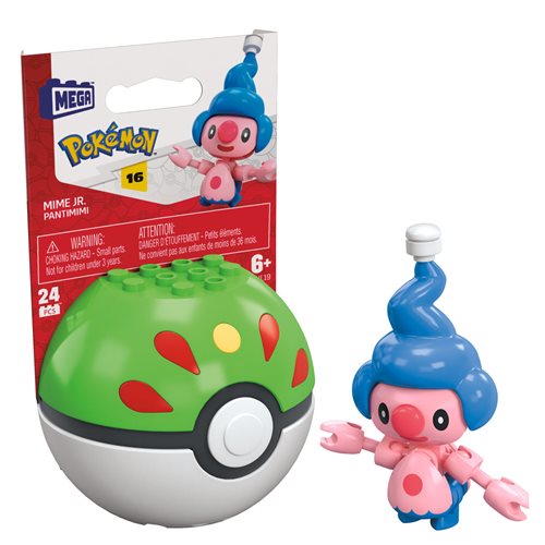 Pokemon: Series 16 Mega Construx Poke Ball - Mime Jr.