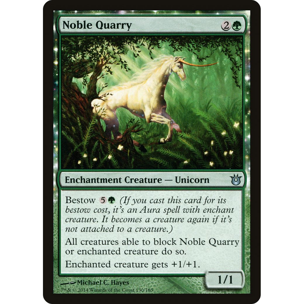 Noble Quarry (BNG-130) - Born of the Gods: (enchantment) Foil