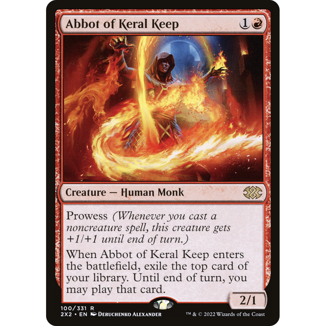 Abbot of Keral Keep (2X2-100) - Double Masters 2022 Foil