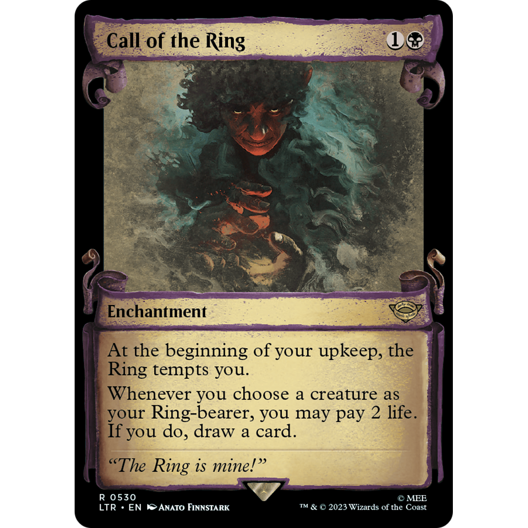 Call of the Ring (LTR-530) - The Lord of the Rings: Tales of Middle-earth: (Showcase) Foil