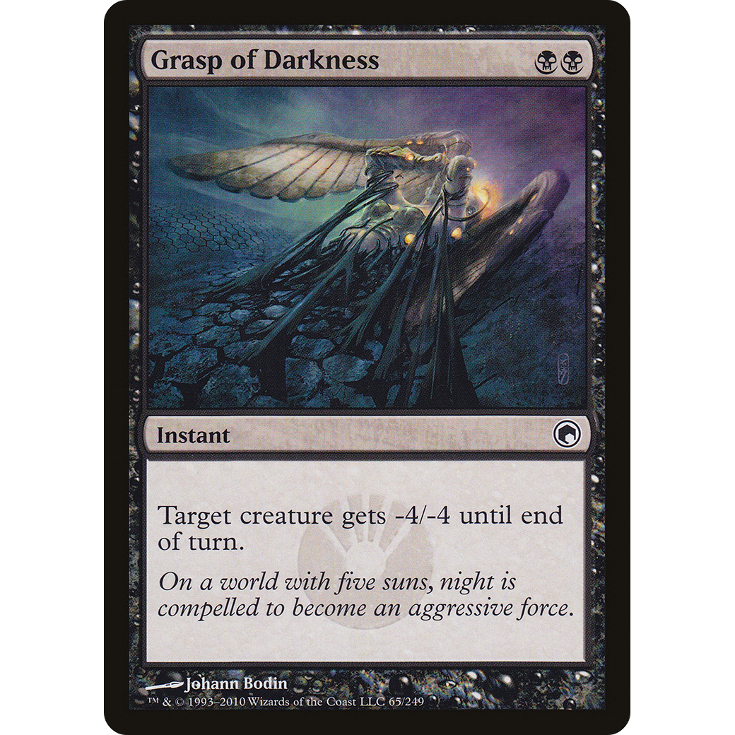 Grasp of Darkness (SOM-065) - Scars of Mirrodin Foil