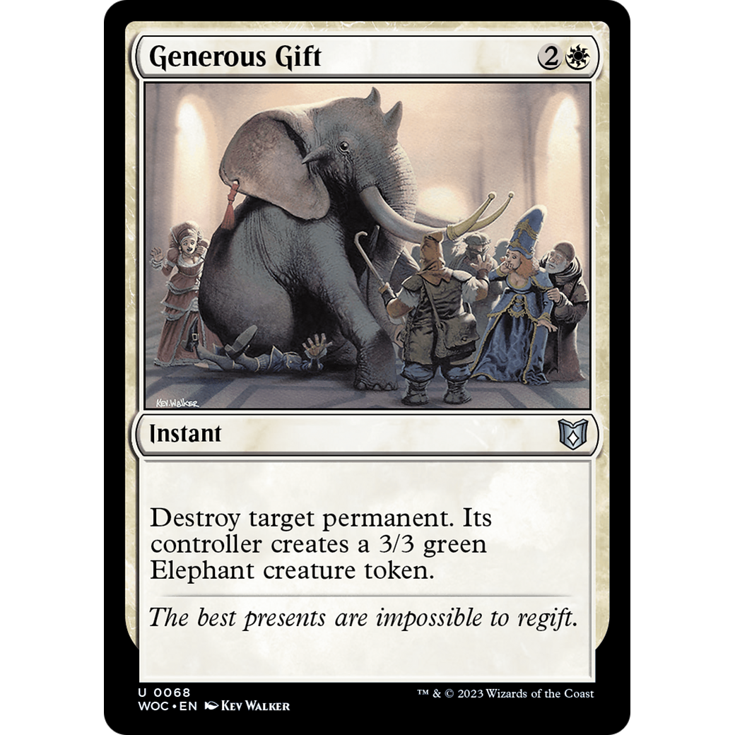 Generous Gift (WOC-068) - Wilds of Eldraine Commander
