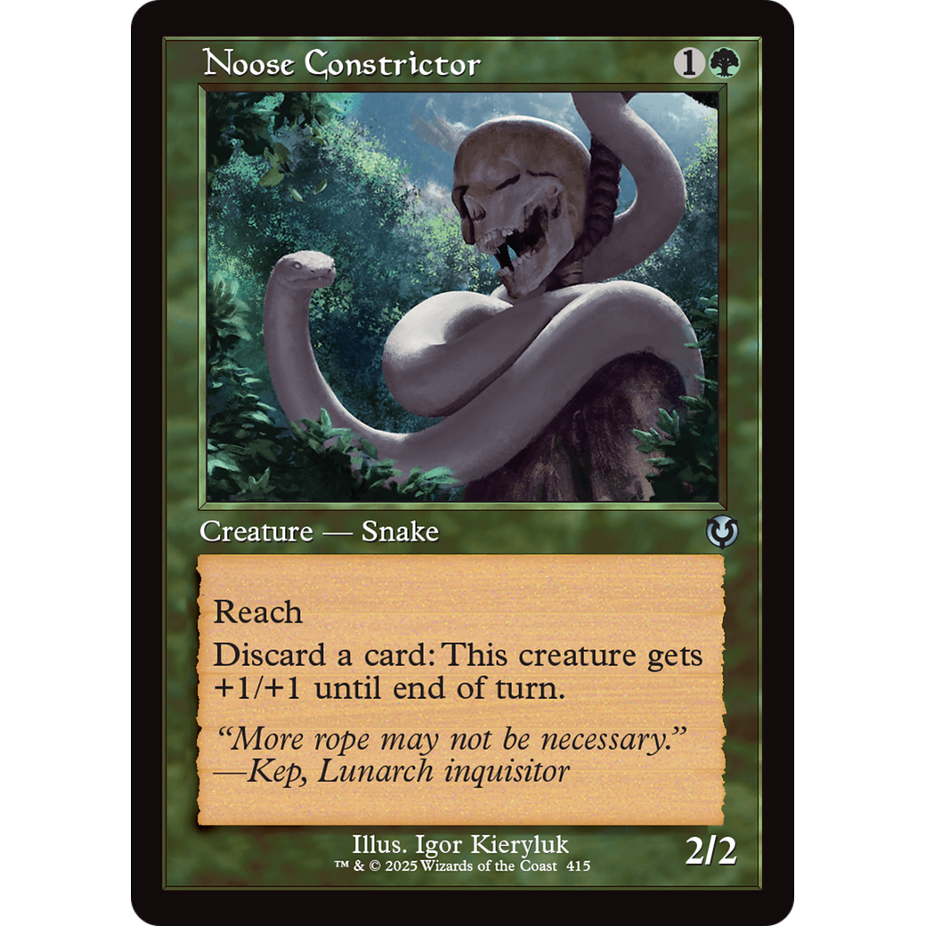 Noose Constrictor (INR-415) - Innistrad Remastered Foil