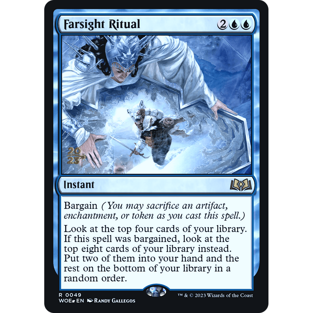 Farsight Ritual (PRE-49S) - Wilds of Eldraine Promos Foil