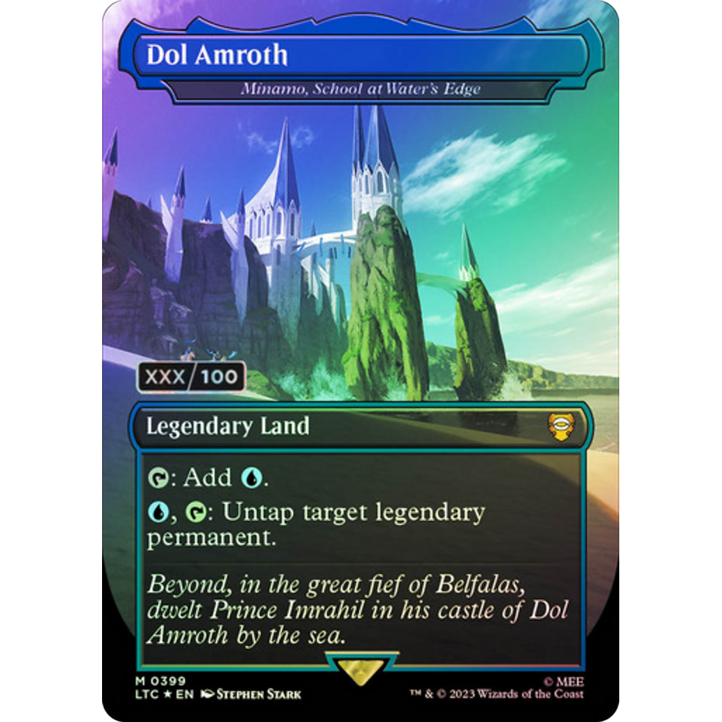 Minamo, School at Water's Edge (LTC-399Z) - Tales of Middle-earth Commander / Dol Amroth (Borderless) Foil