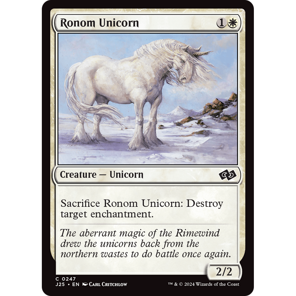 Ronom Unicorn (J25-247) - Foundations Jumpstart
